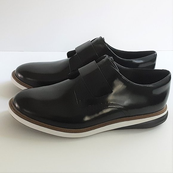 COLE HAAN Women's Shoes GrandEvolution Modern Monk Black /Optic White NWT - Picture 8 of 12